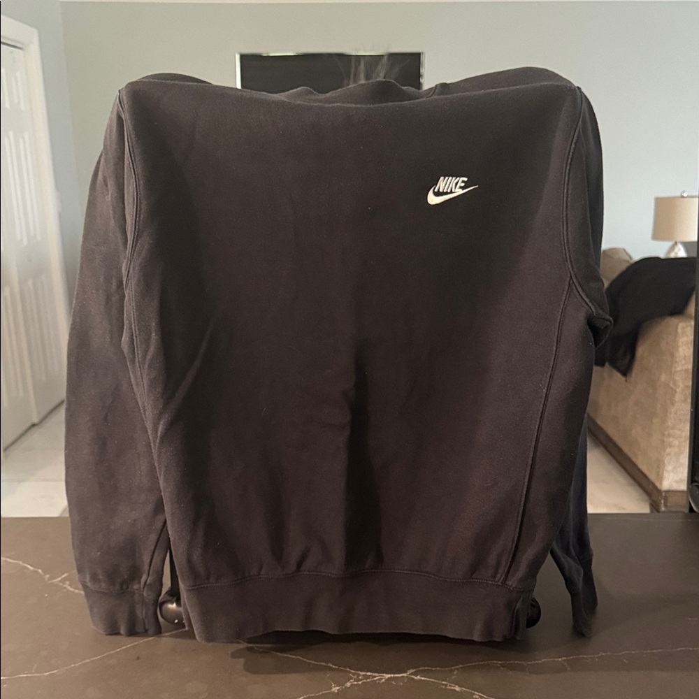 Nike Black Pullover with White Logo